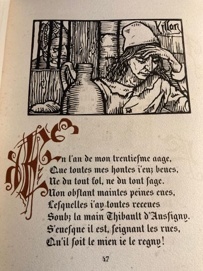 VILLON (François): Les œuvres. Ambroise Vollard,...
