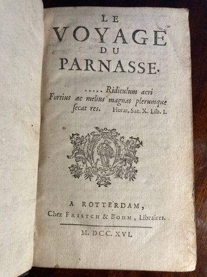 LIMOJON de St DIDIER: Le voyage du Parnasse....