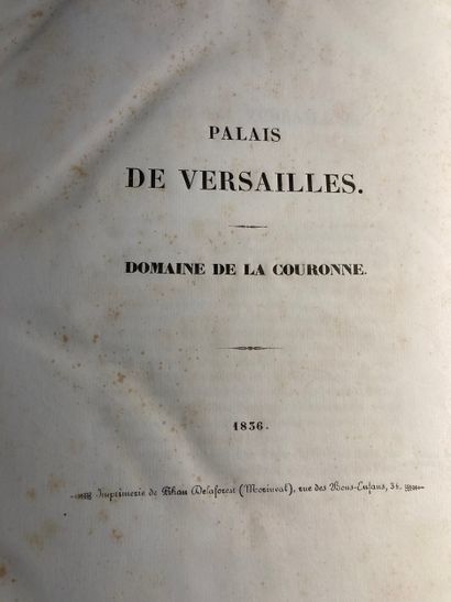 [VERSAILLES]. Palais de Versailles. Domaine...