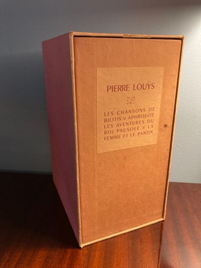 LOUYS (Pierre): Les chansons de Bilitis;...