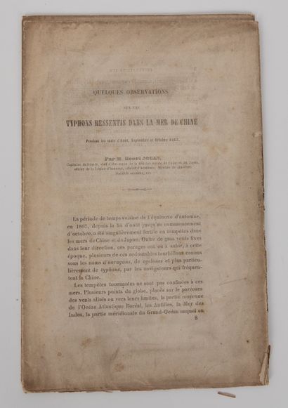 JOUAN (Henri): Quelques observations sur...