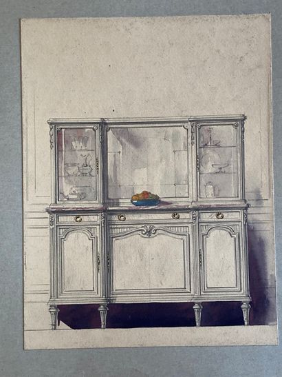 EBENISTERIE - maison Haentges Frères. Réunion...