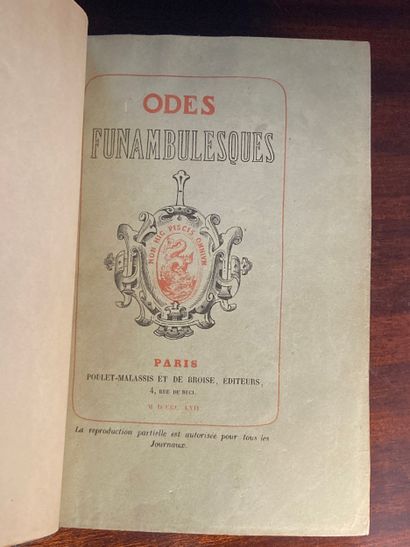 BANVILLE (Théodore de): Odes funambulesques....
