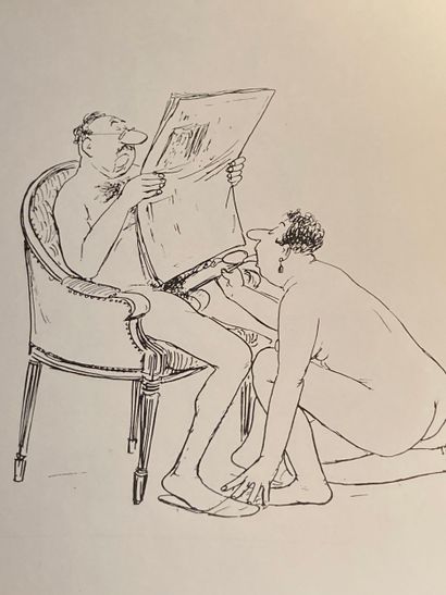ANONYME - Album in-4 regroupant 40 grandes...