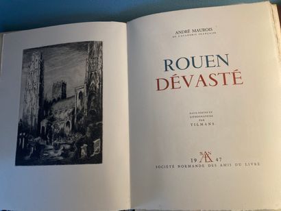 MAUROIS (André): Rouen dévasté. Société Normande...