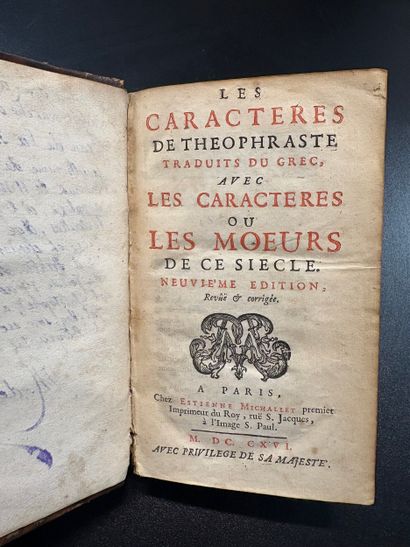 HEREDIA (J.M.)- La BRUYERE: Les caractères...