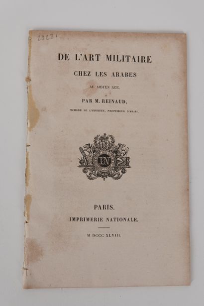 REINAUD (J.-T.): De l'art miltaire chez les...