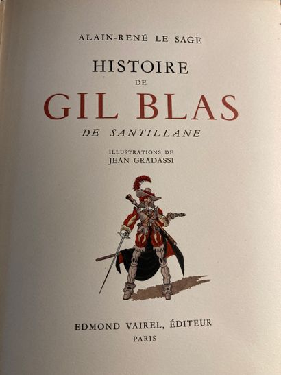 LE SAGE: Histoire de Gil Blas de Santillane....