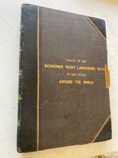 TOUR du MONDE - Track of the schooner yacht...