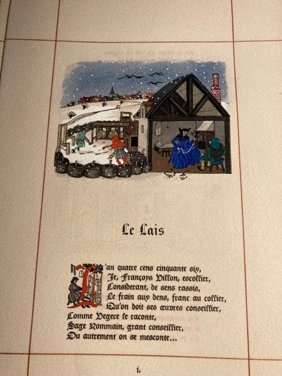 VILLON (François): Les œuvres. Porson, 1942....