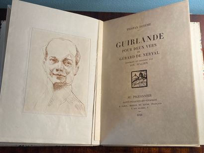 DEREME (Tristan): GUIRLANDE pour deux vers...