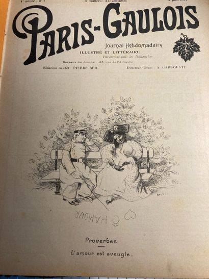 CURIOSA - Paris-Gaulois; Paris-Partout. 1899....