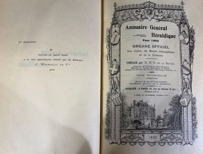 Annuaire général héraldique pour 1903 : Organe...