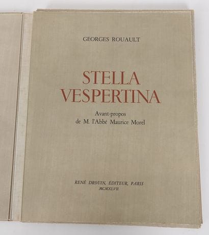 ROUAULT (Georges): Stella Vespertina. René...