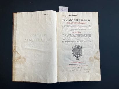 CAMPOMANES (Pedro Rodriguez): Tratado de...