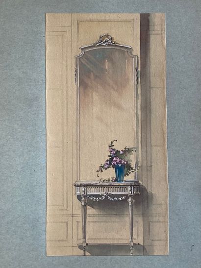 EBENISTERIE - maison Haentges Frères. Réunion...