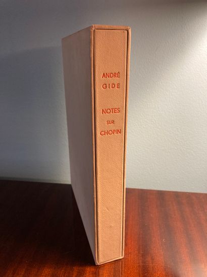 GIDE (André): Notes sur Chopin. 10 lithographies...