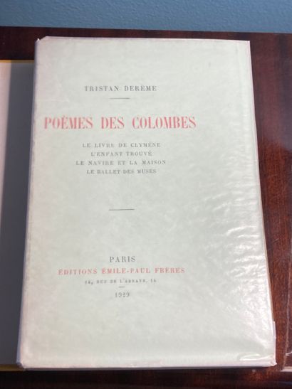 DEREME (Tristan): Poèmes des Colombes. Emile-Paul...