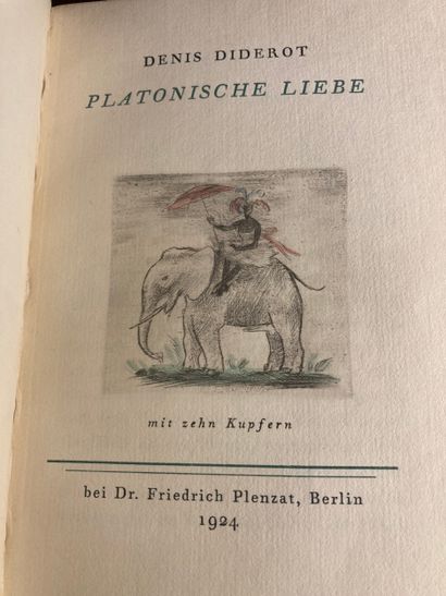 Editions PLENZAT à Berlin, 1924: réunion...