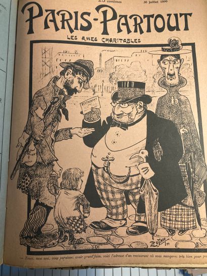 CURIOSA - Paris-Gaulois; Paris-Partout. 1899....
