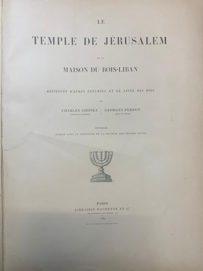 PERROT et CHIPIEZ: Le Temple de Jérusalem...