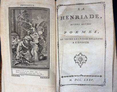 VOLTAIRE, Œuvres complètes, Genève, 1775....