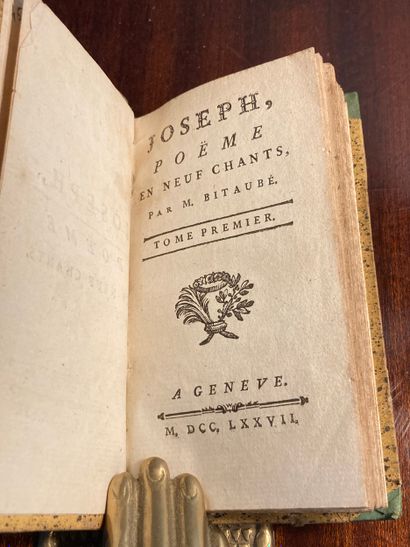 BITAUBE: Joseph, poëme en neuf chants. Genève,...
