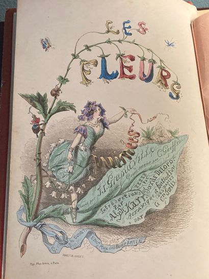 GRANDVILLE: Les fleurs animées. Introduction...