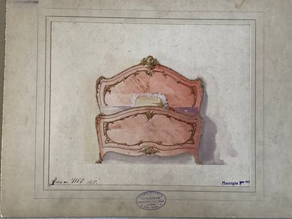 EBENISTERIE - maison Haentges Frères. Réunion...