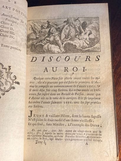 BOILEAU: Œuvres. Paris, David l'ainé et Durand,...