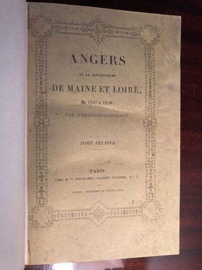 BLORDIER-LANGLOIS: Angers et le Département...