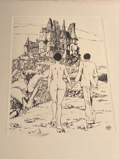 CURIOSA - Histoire d'O. Dessins originaux...