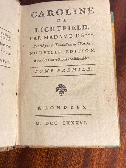 MONTOLIEU (Isabelle de): Caroline de Lichtfield....