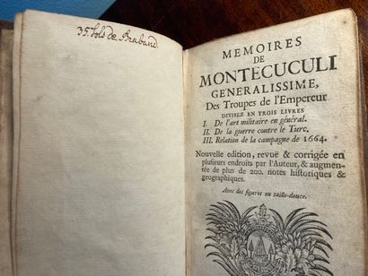 Montecuculi (Raimond de): Memoires de Montecuculi,...