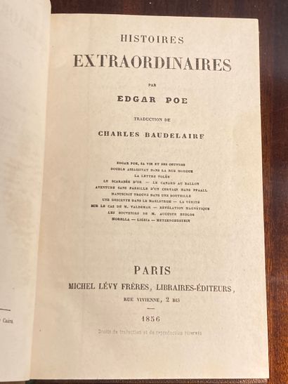[BAUDELAIRE] Edgar POË: Histoires extraordinaires....