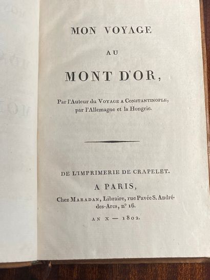SALABERRY: Mon voyage au Mont-d'Or, par l'auteur...
