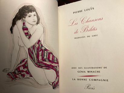 LOUYS (Pierre): Les chansons de Bilitis;...
