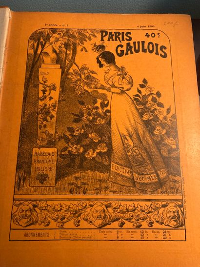 CURIOSA - Paris-Gaulois; Paris-Partout. 1899....