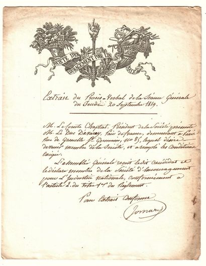 Edme François JOMARD, Ingénieur-géographe...