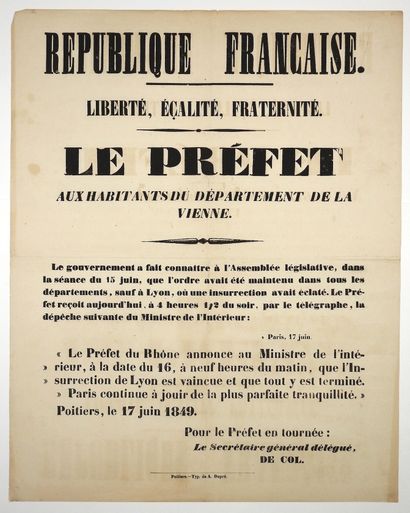 VIENNE. RHÔNE. RÉPRESSION DES OUVRIERS DE...