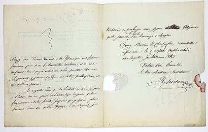 DIJON (Côte d’Or) 8 Novembre 1806. Lettre...