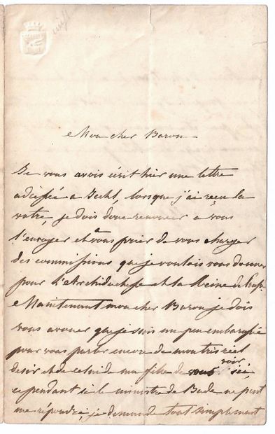 Stéphanie de BEAUHARNAIS, Grande-Duchesse...