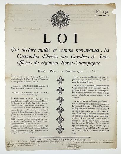 La Mutinerie du RÉGIMENT ROYAL CHAMPAGNE...