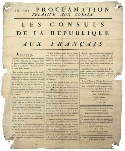 ARIÈGE. 1802. BONAPARTE Premier Consul :...