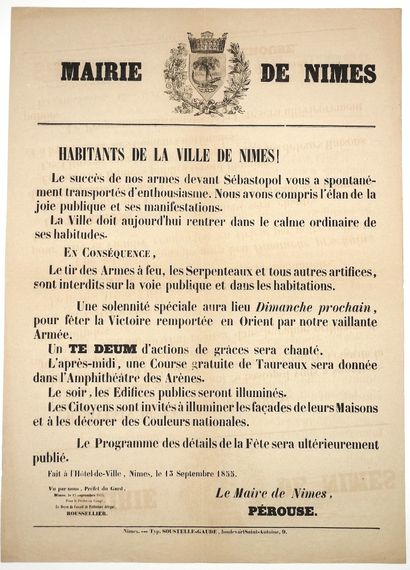 GARD. VICTOIRE DEVANT SÉBASTOPOL (8 Septembre...