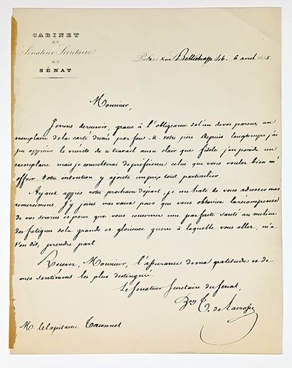 Baron Théobald de LACROSSE, Militaire, aide...