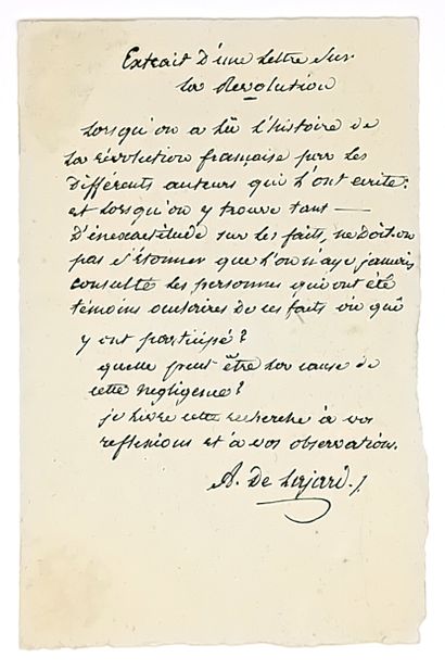 Pierre Auguste de LAJARD (1757-1837) Ministre...