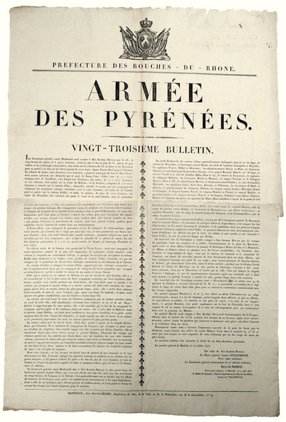BOUCHES-DU-RHÔNE. (EXPÉDITION D’ESPAGNE DE...