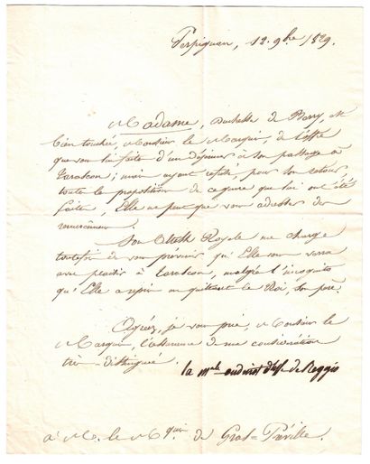 La Maréchale OUDINOT, Duchesse de REGGIO,...