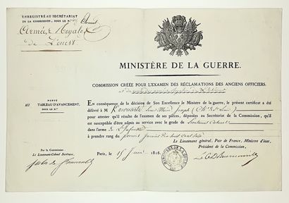 BEURNONVILLE. ARMÉES ROYALES DE L’OUEST,...